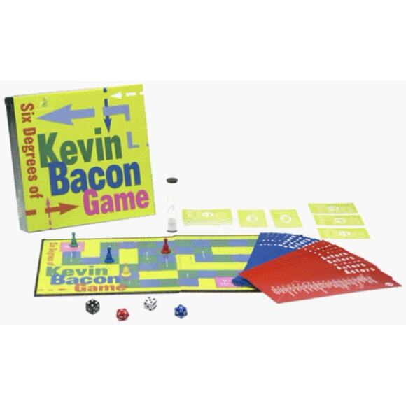 Six Degrees of Kevin Bacon Game – Sealed 1997 Endless Games Pop Culture Trivia - Picture 3 of 4